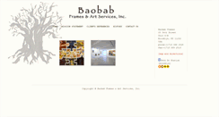 Desktop Screenshot of baobabframes.com